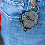 KEY-BAK Ratch-It Retractable Anti-Theft Phone Tether with Carabiner and Universal Smartphone Case Connection