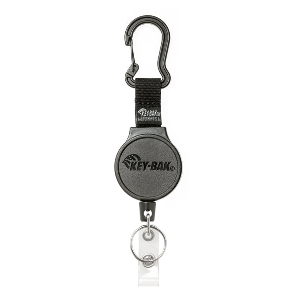 MID6-Duo Heavy Duty Badge Reel and Keychain Holds 10 Keys