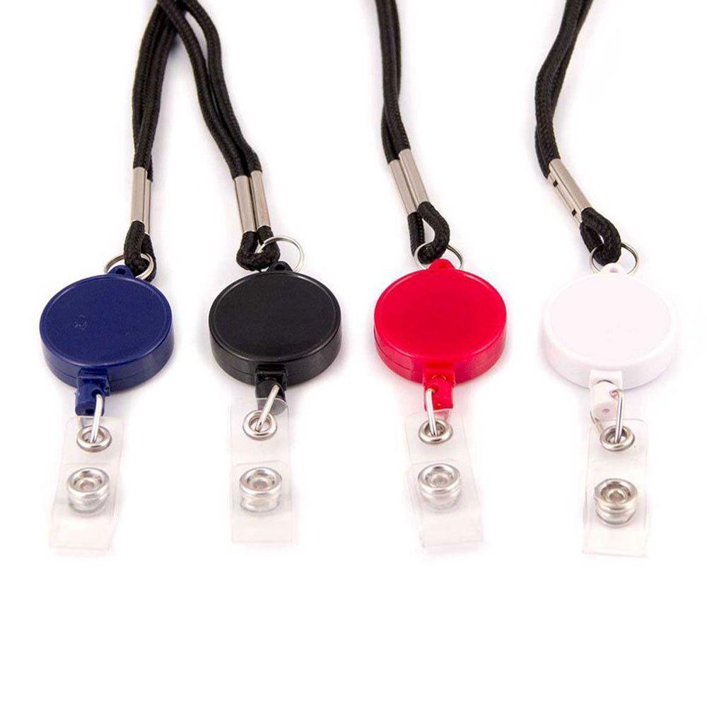 Retract-A-Badge Badge Holder with Lanyard (5-pack) Black Retract-A-Badge Badge Holder with Lanyard (5-pack) Black