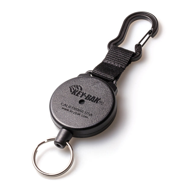 Heavy Duty Retracting Key Reel with Carabiner