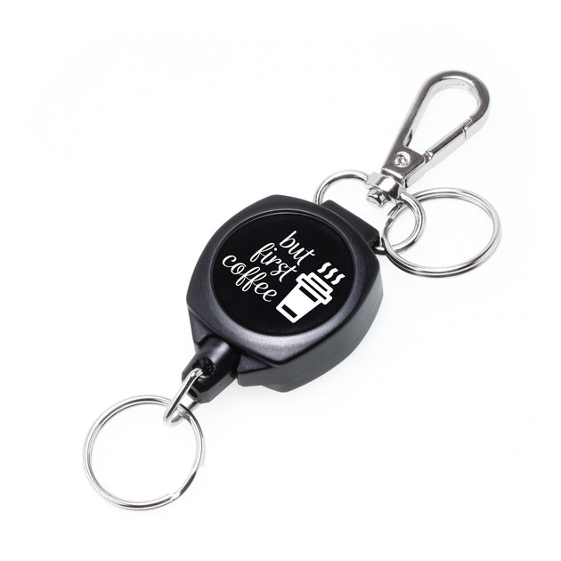 SnapBack Retractable Keychain with 24 Inch Cut Resistant Cord 