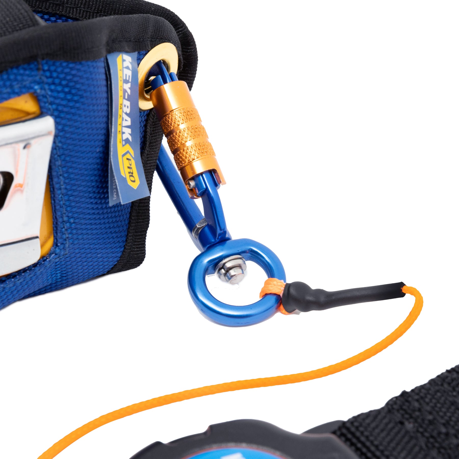 Key Tether Backpack KEY-BAK Pro 1lb ToolMate Retractable Tool Tether Lanyard and Tape Meas