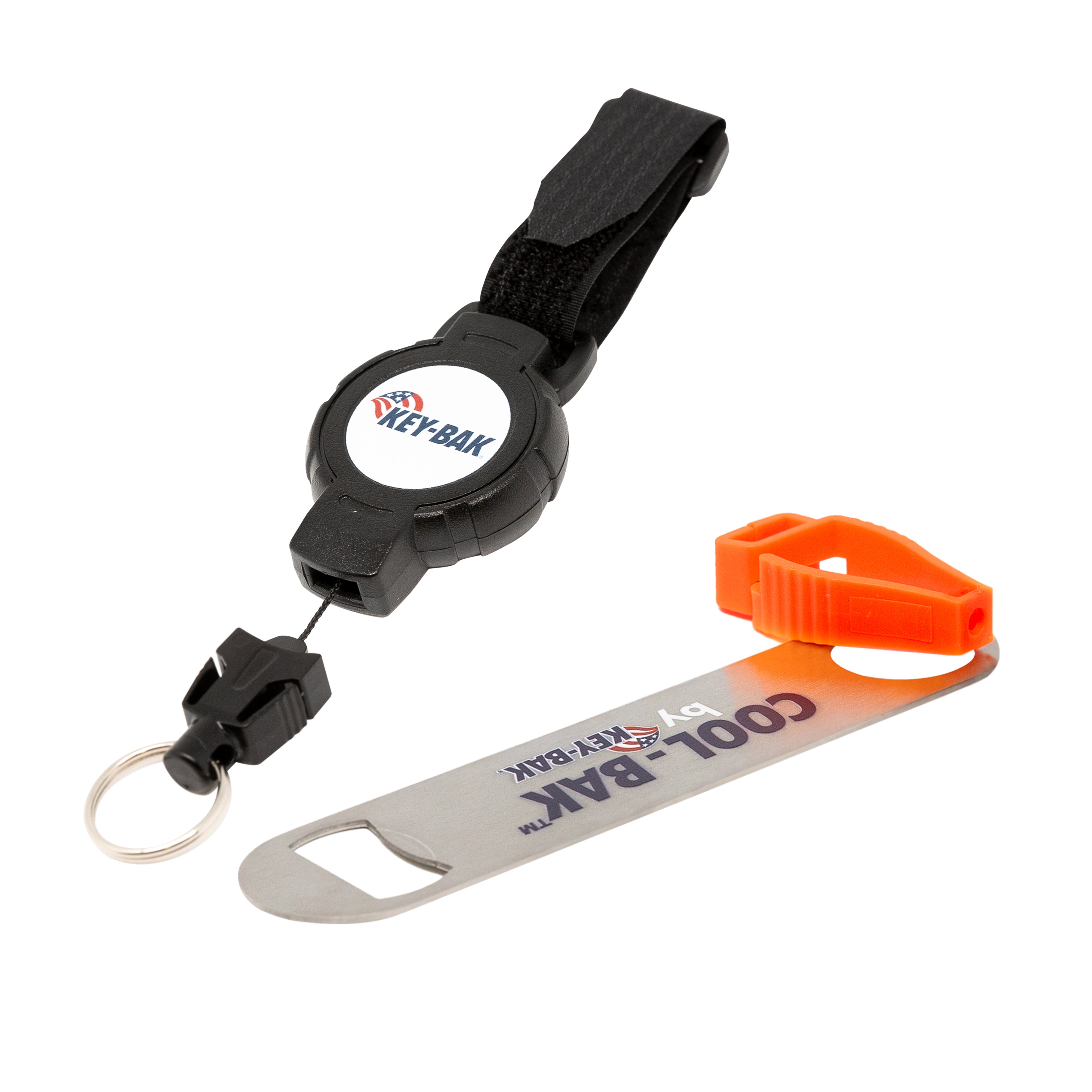 COOL-BAK™ Retractable Professional Grade Bottle Opener and Towel