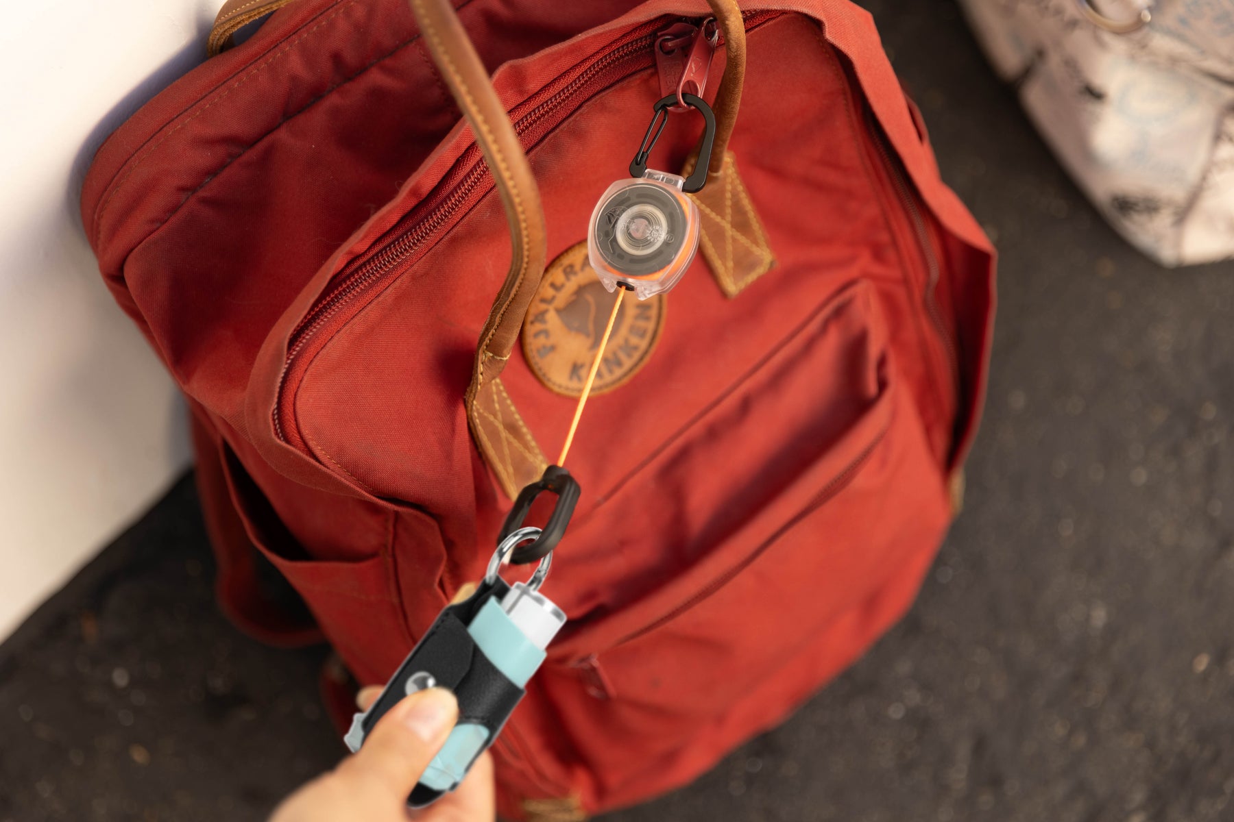 Inhaler Cuff Key Sidekick® Inhaler Keeper Retractor for Your Inhaler Case with 24