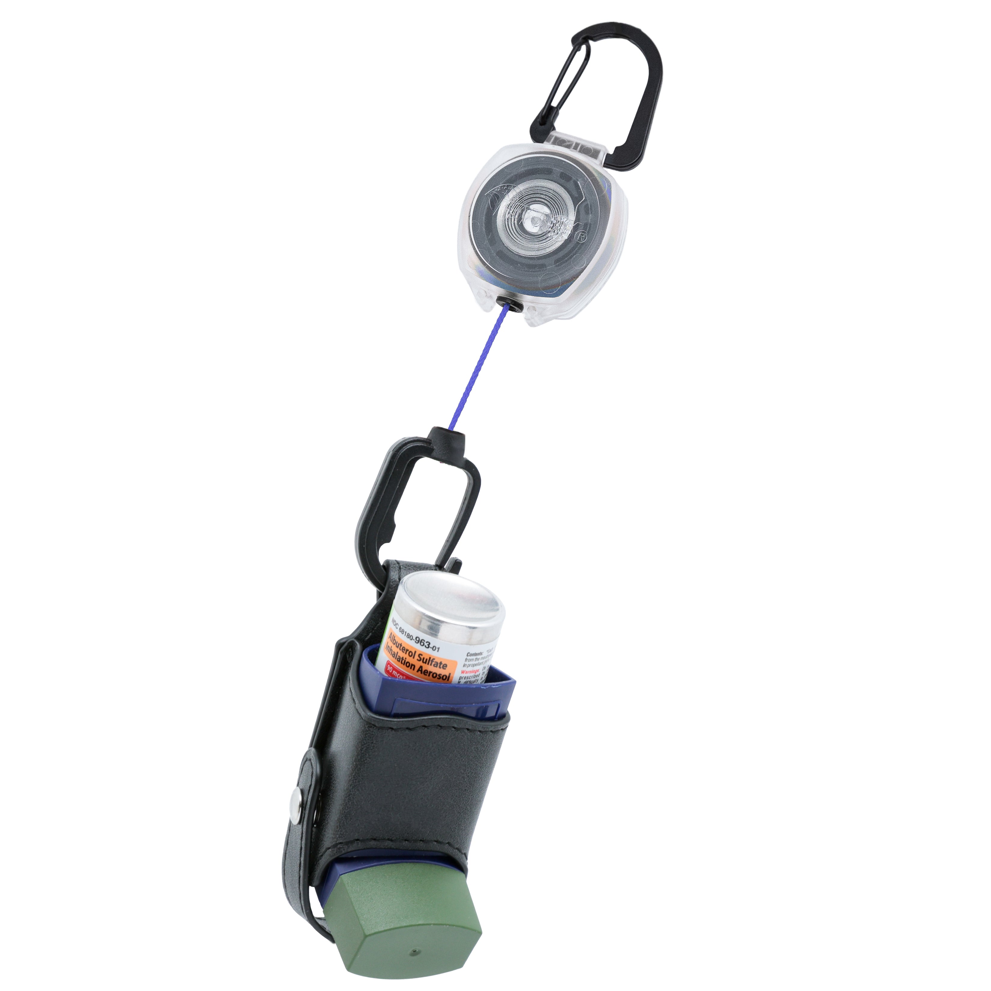 Sidekick® Inhaler Keeper Retractor for Your Inhaler Case with 24