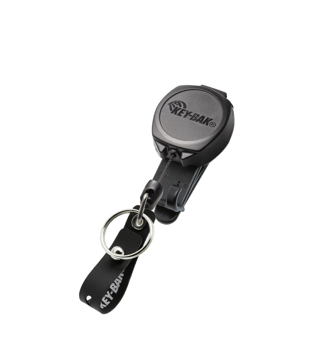 Super Duty Strap and Belt Clip Retractable Keychain with ID Badge Holder for Healthcare and Office Professionals, Sidekick® with Color Cord by KEY-BAK