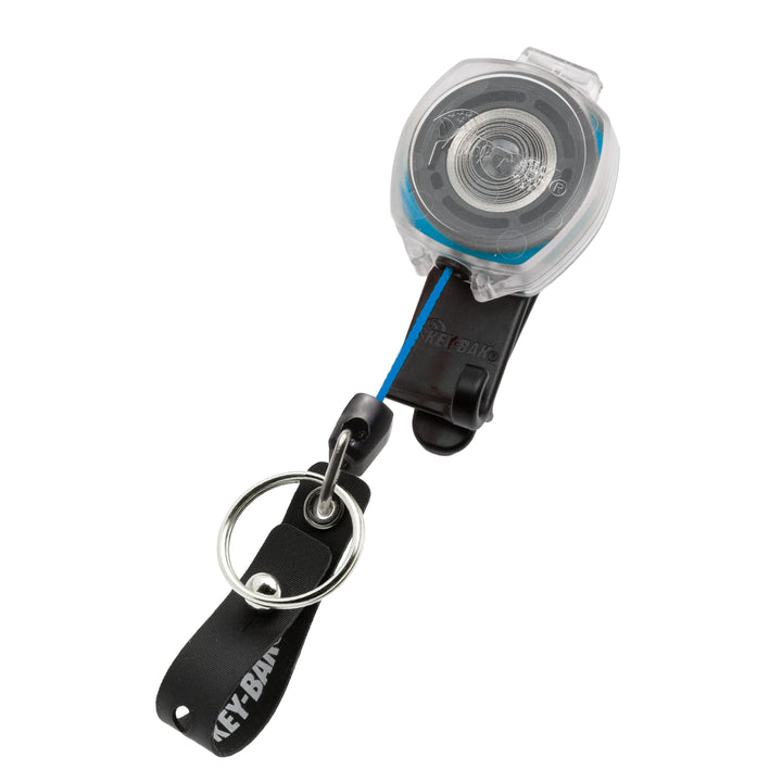 Super Duty Strap and Belt Clip Retractable Keychain with ID Badge Holder for Healthcare and Office Professionals, Sidekick® with Color Cord by KEY-BAK