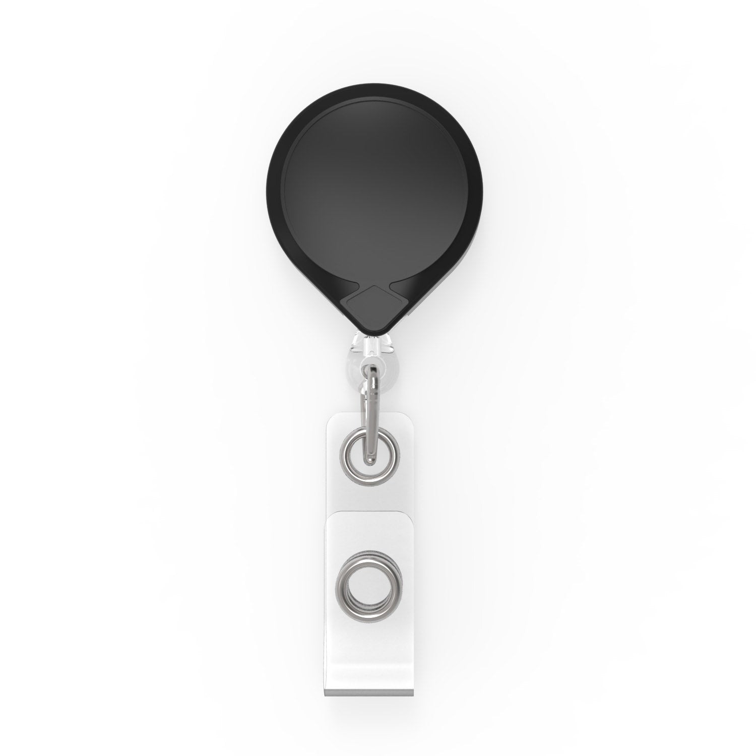 MINI-BAK Retractable Badge Holder (⁵-PACK) Black / Belt Clip