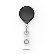 MINI-BAK Badge Reel With A Clip-On Or Belt Clip Attachment And Clear I.D. Badge Holder (5-Pack)
