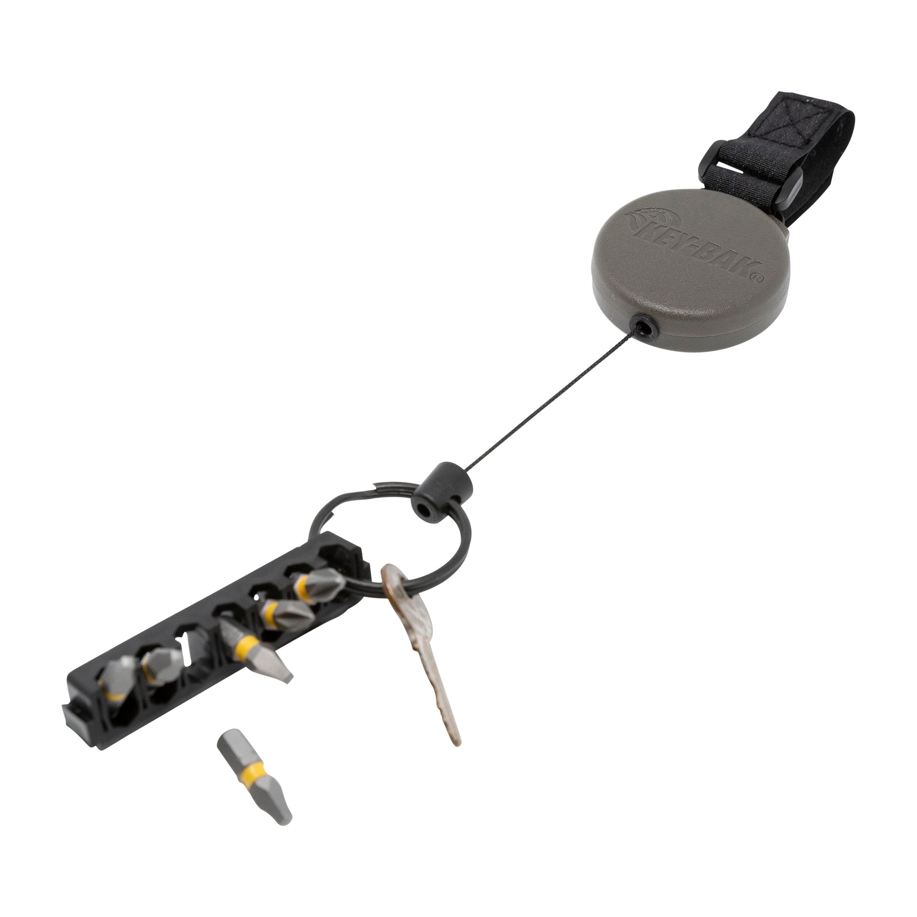 Key Card Tether Heavy-Duty KEY-BAK Securit Retractable Tether