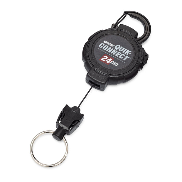 MID6: Heavy Duty Retractable Keychain Carabiner or Belt Clip – KEY-BAK