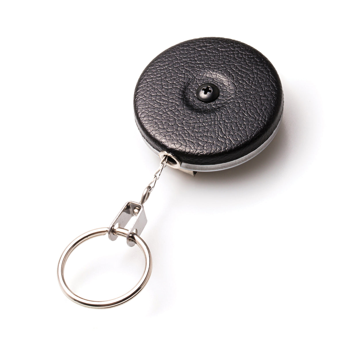 Moveable Keychains ORIGINAL Retractable Keychain in Vintage Chrome or Vinyl Black – KEY-BAK