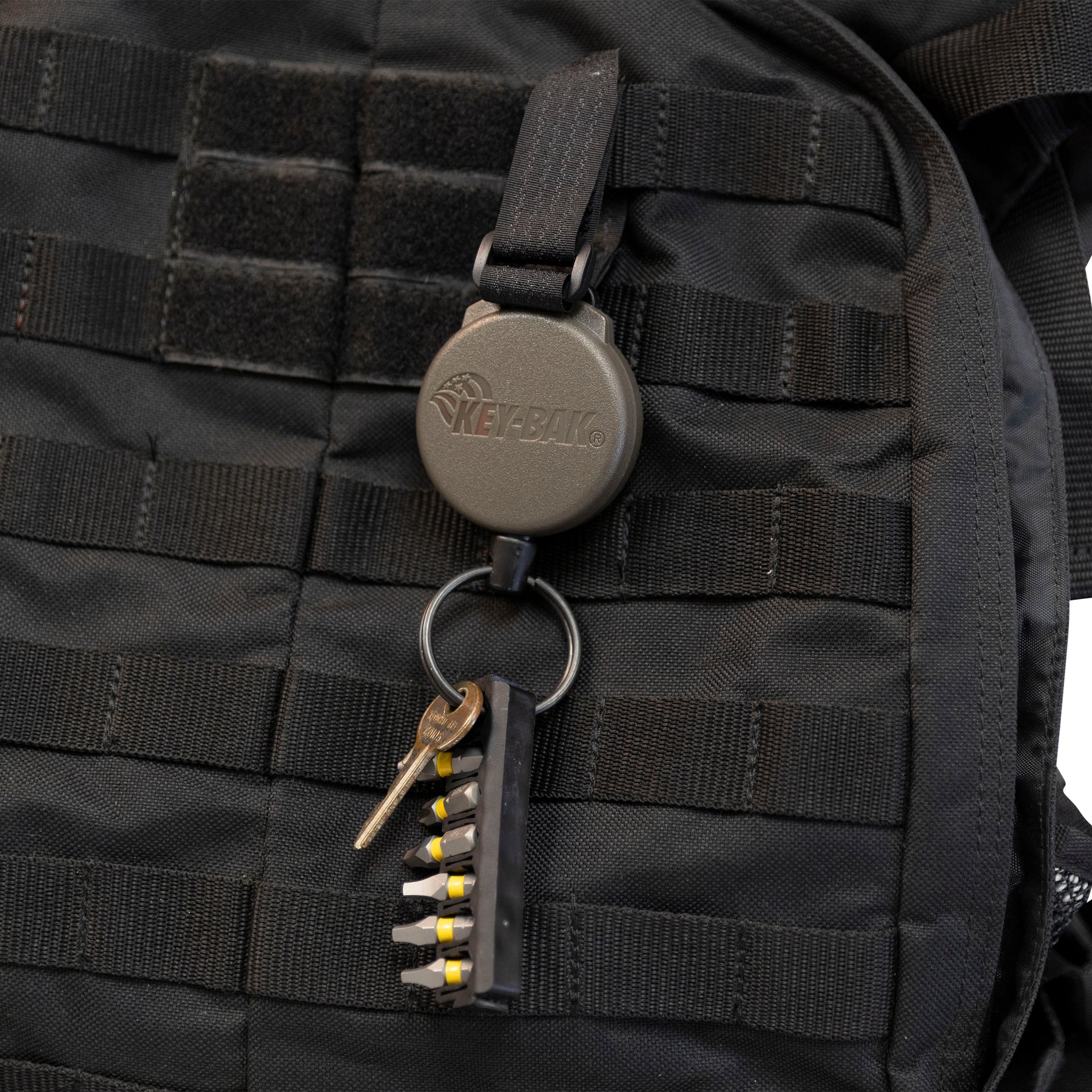 Key Ring Tether Heavy-Duty KEY-BAK Securit Retractable Tether