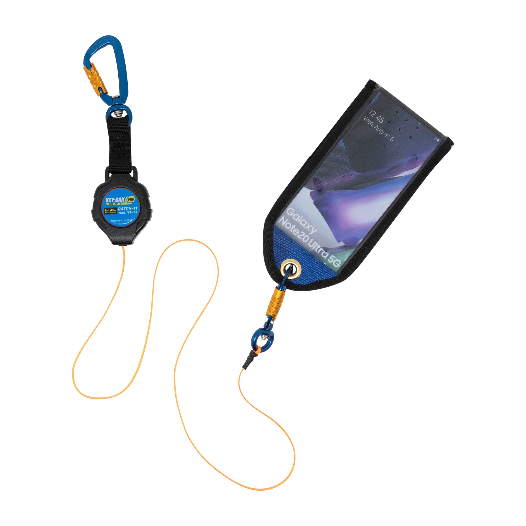 Key Tether Backpack KEY-BAK Pro ToolMate 1 lb. 48-Inch Ratch-It Retractable Tool Tether