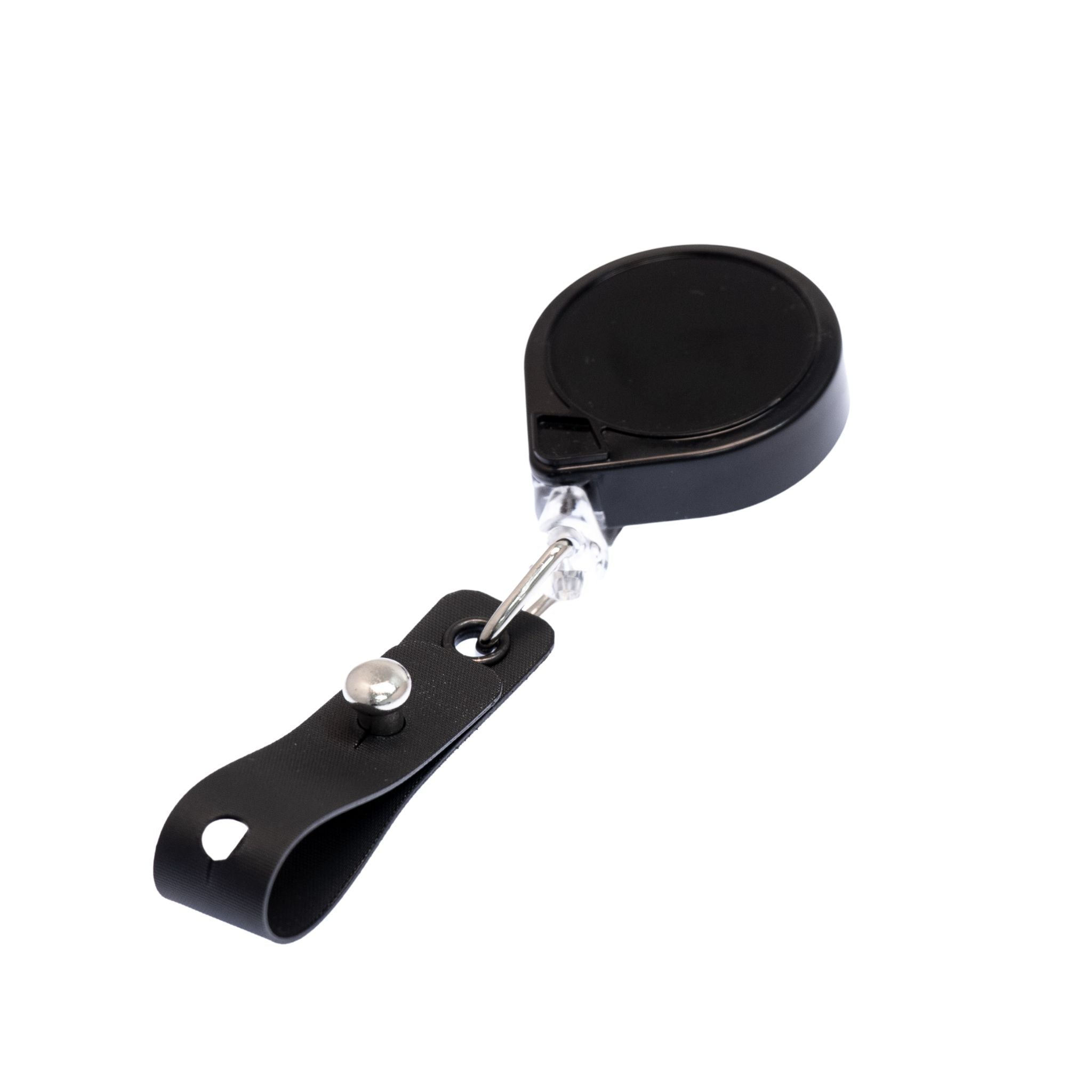 Retractable Badge Reel with Large Badge Strap and Secure Fastener – KEY-BAK