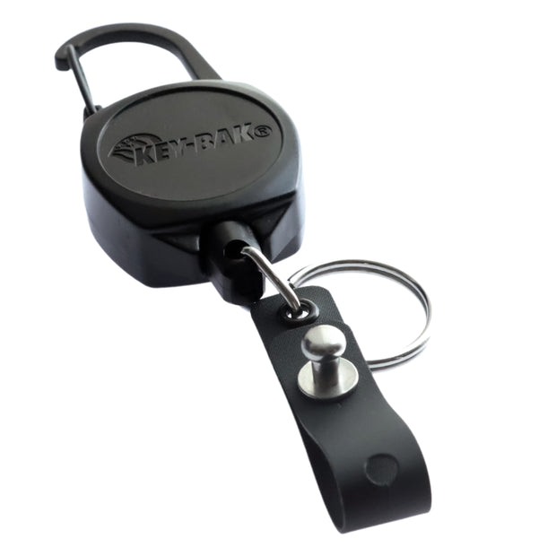 SIDEKICK Twist-Free Carabiner Retractable Keychain and Badge Reel That Holds Up to 5 Keys and ID Badge