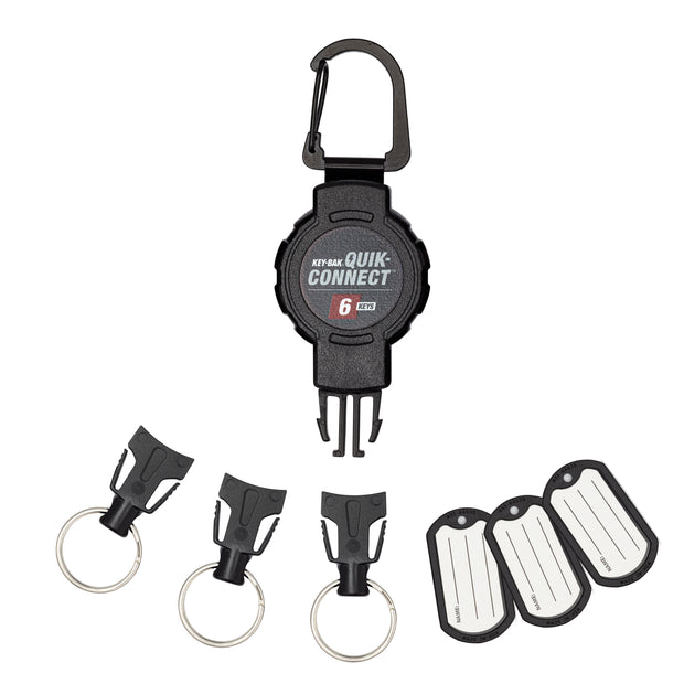 KEY-BAK Quick-Connect Key Management Removable and Retractable Keychain