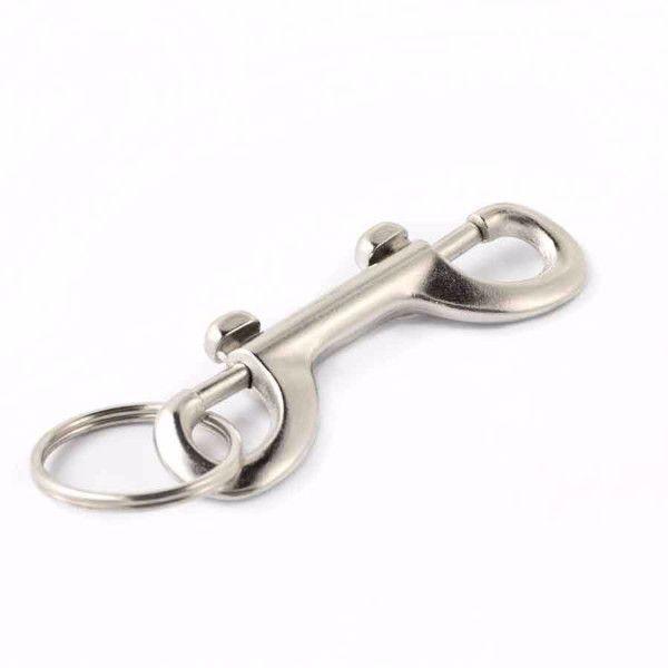 Double-Sided Bolt Snap Key Ring