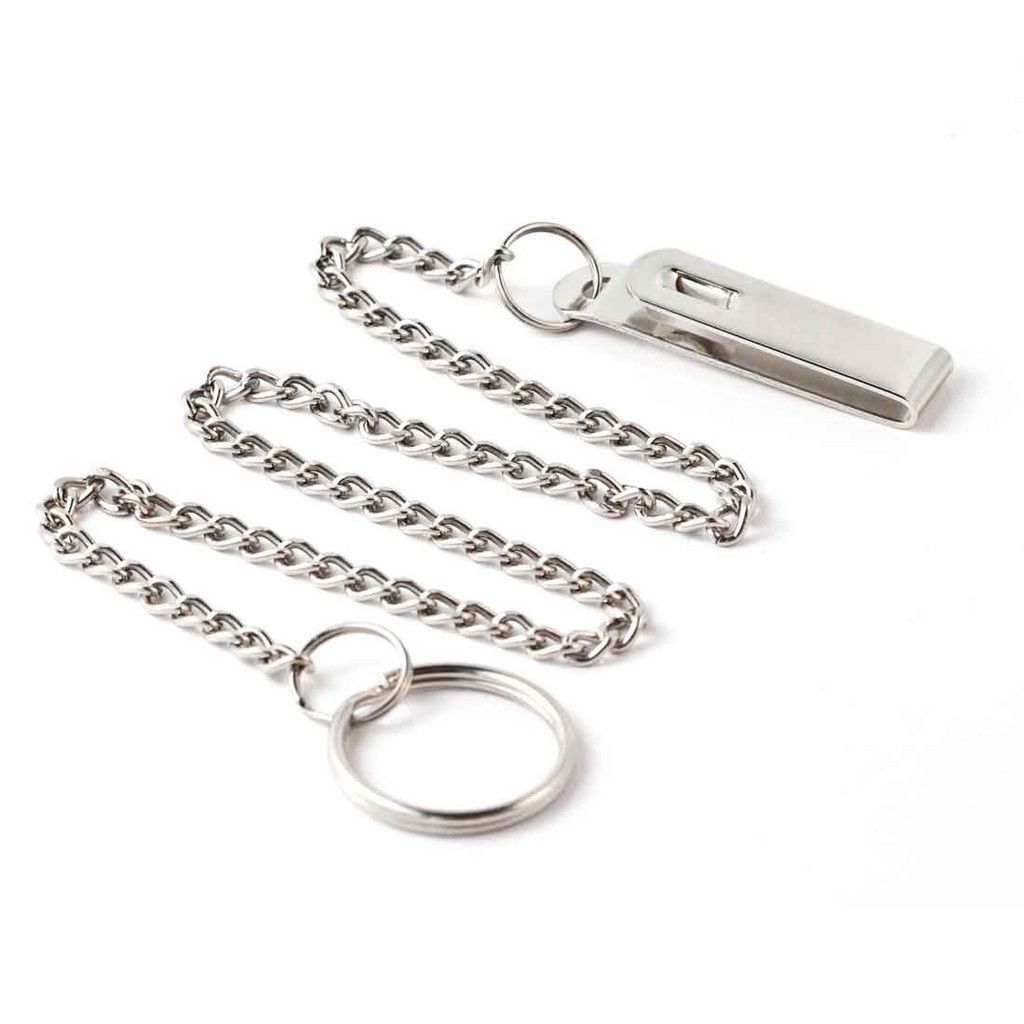 Clear Sidekick Retractable Carabiner Keychain with Color Cord and ID Badge  Strap That Holds Up to 5 Keys and ID Badge