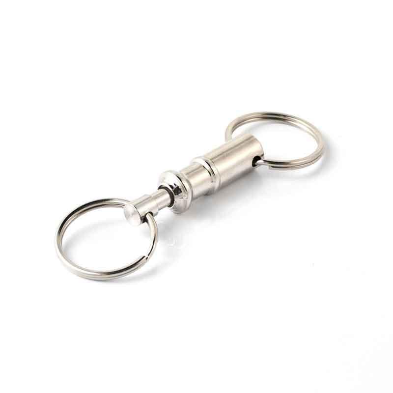 Quick Release Pull-Apart Keychain Rings