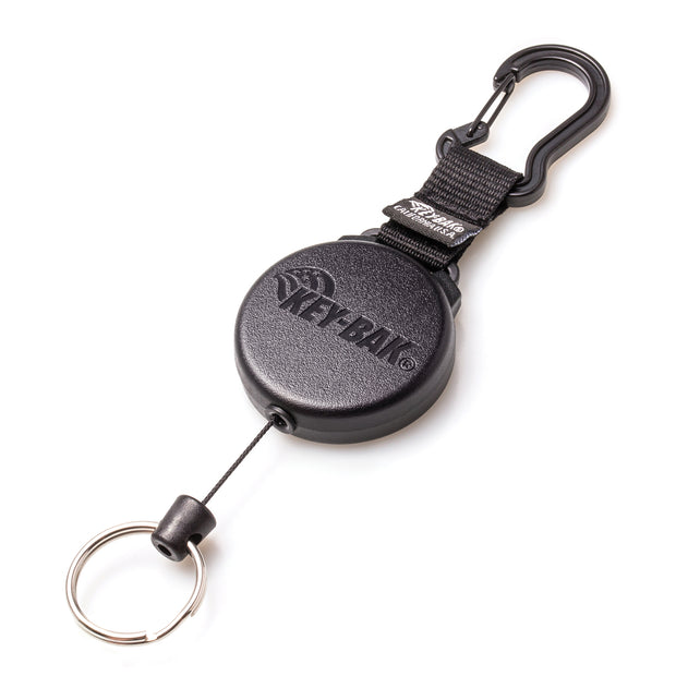 SUPER48 Plus Ambidextrous Heavy Duty Retractable Keychain with Duty Belt  Clip – KEY-BAK