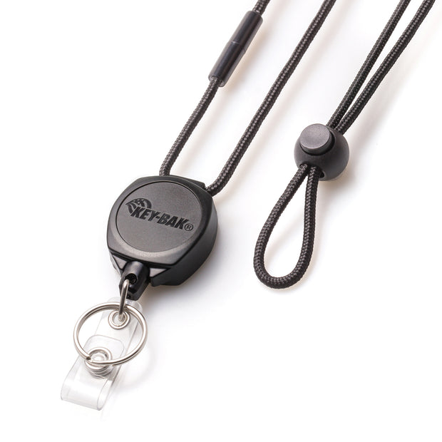 SIDEKICK® Twist-Free Breakaway Lanyard Badge Holder and Retractable Keychain That Holds Up to 5 Keys and ID Badge